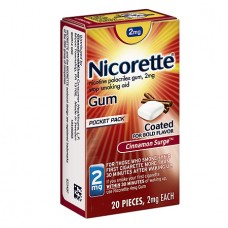 Nicorette® Cinnamon Surge™ 2 mg Gum  (20 count)