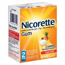 Nicorette® Fruit Chill™ 2 mg Gum (100 count)