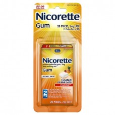 Nicorette® Fruit Chill™ 2 mg Gum (20 count)