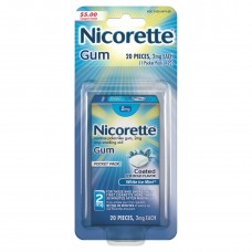 Nicorette® White Ice Mint® 2 mg Gum  (20 count)