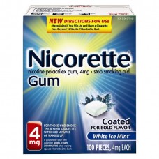 Nicorette® White Ice Mint® 4 mg Gum  (100 count)