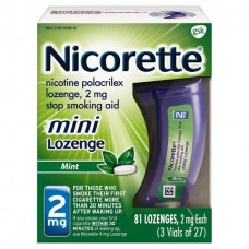 Nicorette® Mint Flavored Mini Lozenge 2MG (81Lozenges)